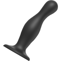 Dildo Plug Curvy, - Größe L, 16,5 cm