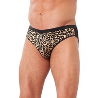 Sexy Leoparden-Slip mit Reißverschluss