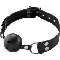 Luftdurchlässiger Knebelball