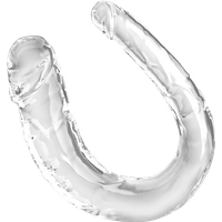 King Cock Clear - Medium Double Trouble, 34 cm