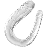 King Cock Clear - Large Double Trouble, 44 cm