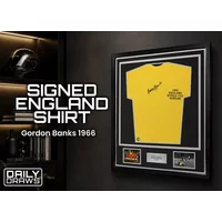 Gordon Banks 1966 Signed England Shirt