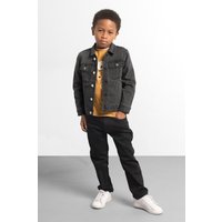 Enorsia Boys Black Regular Fit Five Pocket Jeans (3yrs-9yrs) - UK 9 Yrs