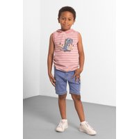 Enorsia Boys Blue Denim Cargo Shorts (3yrs-8yrs) - UK 8 Yrs