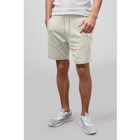 Enorsia Mens White Essential Regular Fit Cotton Jersey Shorts - UK XXL