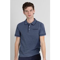 Enorsia Cotton Jersey Club Collar Polo men's Polo shirt in Marine