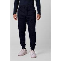 Enorsia Mens Black Regular Fit Woven Cotton Twill Joggers - UK 40