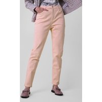 Enorsia Womens Pink Coloured Slim Fit Stretch Jeans - UK 18