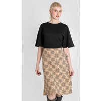 Enorsia Women's Textured Jersey Mini Dress in Black | Size: 18