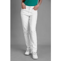 Enorsia Womens White Straight Leg Jeans - UK 18
