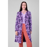 Enorsia Womens Purple Wild Flower Print Longline Midi Dress women's Long Dress in Purple