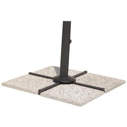 Sconosciuto Marmette In Cemento Base Ombrellone Cm. 50X50 - Set 4 Pezzi Sconosciuto Marmette In Cemento Base Ombrellone Cm. 50X50 - Set 4 Pezzi