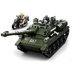 Sluban M38-B0687 - Set Di Costruzioni, Tank With Soldiers Sluban M38-B0687 - Set Di Costruzioni, Tank With Soldiers