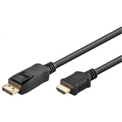 WENTRONIC - Cavo Adattatore Goobay Da Displayport A Hdmi (64843)