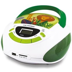 Metronic - Radio Cd Per Bambini Metronic 477144 Jungle Style - Verde E Bianco