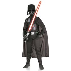 Rubies Costume Darth Vader Classic Z Per Bambino, Tuta, Maschera E Mantello Stampati. Film Ufficiali Lucas, Per Carnevale, Compleanni, Halloween, Feste E Natale