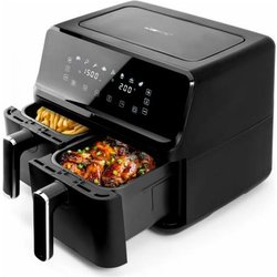 Friggitrice Ad Aria Calda Doppia Clatronic® | Capacità 8L | Sistema Di Preparazione Simultanea | Airfryer Xxl Con 2 Camere Separate| 8 Programmi Automatici | Risparmio Di Tempo Ed Energia | Fr 3804 H Friggitrice Ad Aria Calda Doppia Clatronic® | Capacità 8L | Sistema Di Preparazione Simultanea | Airfryer Xxl Con 2 Camere Separate| 8 Programmi Automatici | Risparmio Di Tempo Ed Energia | Fr 3804 H