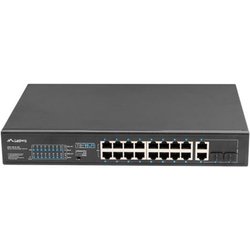 Lanberg Switch 16X 100MB Poe+/2X 1GB/1X Sfp Rack 19" No Gestionado Gigabit Ethernet 250W Lanberg Switch 16X 100MB Poe+/2X 1GB/1X Sfp Rack 19" No Gestionado Gigabit Ethernet 250W