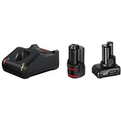 Bosch Professional 12 V System Batteria Di Avviamento, Batteria Gba 2.0 Ah + Batteria Gba 4.0 Ah + Caricatore Gal 12V-40, In Scatola Bosch Professional 12 V System Batteria Di Avviamento, Batteria Gba 2.0 Ah + Batteria Gba 4.0 Ah + Caricatore Gal 12V-40, In Scatola