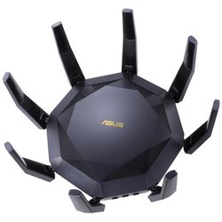 ASUS RT-AX89X AX6000 Router Estendibile Dual Band, WiFi 6 (802.11ax), MU-Mimo e OFDMA, 2 Porte 10G, AiProtection PRO, Adaptive QoS, Gear Accelerator, Gaming Port LAN, Nero ASUS RT-AX89X AX6000 Router Estendibile Dual Band, WiFi 6 (802.11ax), MU-Mimo e OFDMA, 2 Porte 10G, AiProtection PRO, Adaptive QoS, Gear Accelerator, Gaming Port LAN, Nero