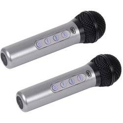 Trevi EM 415 R Nero-Argento Set di 2 Microfoni Wireless Trevi EM 415 R Nero-Argento Set di 2 Microfoni Wireless