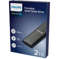 Philips Externe Ssd 2TB Ultra Speed Grey (FM02SS030P/00) Philips Externe Ssd 2TB Ultra Speed Grey (FM02SS030P/00)