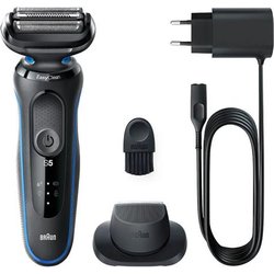 Braun Series 5 Regolabarba Uomo, Rasoio Elettrico Barba, Rifinitore Di Precisione EasyClick, EasyClean, Wet&Dry, Ricaricabile, Rasoio A Lamina Senza Fili, Idea Regalo 51-B1200s Blu Braun Series 5 Regolabarba Uomo, Rasoio Elettrico Barba, Rifinitore Di Precisione EasyClick, EasyClean, Wet&Dry, Ricaricabile, Rasoio A Lamina Senza Fili, Idea Regalo 51-B1200s Blu