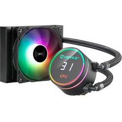 Unykach Raffreddamento Liquido Cpu Aquastorm Black 120 Pompa Silenziosa, Display Per Controllo Temperatura Cpu E Ventola Rgb Con Sensore Pwm Unykach Raffreddamento Liquido Cpu Aquastorm Black 120 Pompa Silenziosa, Display Per Controllo Temperatura Cpu E Ventola Rgb Con Sensore Pwm