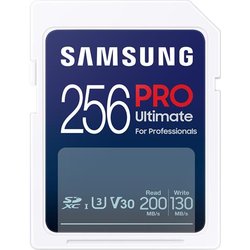 Samsung Memorie PRO Ultimate Scheda SD da 256GB, UHS-I U3, Fino a 200 MB/S (MB-SY256S/WW) Samsung Memorie PRO Ultimate Scheda SD da 256GB, UHS-I U3, Fino a 200 MB/S (MB-SY256S/WW)