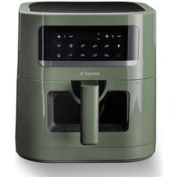 Tognana Iridea, Friggitrice Ad Aria 7 L Con Contenitore E Griglia Antiaderente E Display Digitale, Verde Salvia Tognana Iridea, Friggitrice Ad Aria 7 L Con Contenitore E Griglia Antiaderente E Display Digitale, Verde Salvia