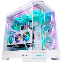 Abysm Gaming Custodia Pc Gamer Danube Sava H600 White E-ATX Con 3 Pannelli In Vetro Temperato, 4 Ventole Argb Da 120 Mm, Controller, Supporto Per Gpu E Cavo Riser Pcie 4.0 16X Abysm Gaming Custodia Pc Gamer Danube Sava H600 White E-ATX Con 3 Pannelli In Vetro Temperato, 4 Ventole Argb Da 120 Mm, Controller, Supporto Per Gpu E Cavo Riser Pcie 4.0 16X