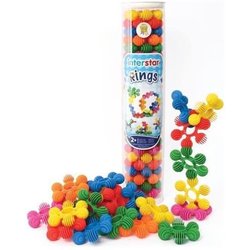 Bsm Interstar-Tubo Rings Gioco Di Costruzione Prima Infanzia, Colore 24 Pezzi, Norme, In 01024T Bsm Interstar-Tubo Rings Gioco Di Costruzione Prima Infanzia, Colore 24 Pezzi, Norme, In 01024T