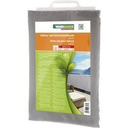 Windhager Schermo Per Balconi Malta, Schermo Per La Privacy, Frangivento, Schermo Per Balconi, Grigio Argento, 5 X 0,9 M Windhager Schermo Per Balconi Malta, Schermo Per La Privacy, Frangivento, Schermo Per Balconi, Grigio Argento, 5 X 0,9 M