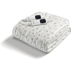 Imetec Scaldasonno Adapto matrimoniale 150 x 160 cm, Basso consumo, Tecnologia brevettata, Riscaldamento rapido, Temperatura personalizzata, 100% cotone, Made in italy, 2 comandi con 6 temperature Imetec Scaldasonno Adapto matrimoniale 150 x 160 cm, Basso consumo, Tecnologia brevettata, Riscaldamento rapido, Temperatura personalizzata, 100% cotone, Made in italy, 2 comandi con 6 temperature
