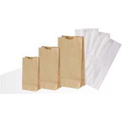 Imballaggi 2000 - Sacchetti / Buste Carta Bianchi 14X28 Pz 1000 5,5 Kg Idionei Contatto Alimentare