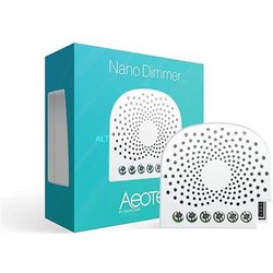 Aeotec Nano Dimmer, Z-Wave Plus, Regolatore Di Illuminazione Più Diffuso, A Parete, Luce Soffusa, Funziona Con Alexa