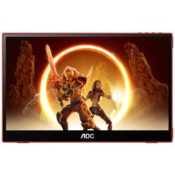 Aoc 16G3 - Gaming Monitor Full Hd Da 16 Pollici, Portatile, Freesync (1920X1080, 144 Hz, Microhdmi 1.4, USB-C) Nero-Rosso Aoc 16G3 - Gaming Monitor Full Hd Da 16 Pollici, Portatile, Freesync (1920X1080, 144 Hz, Microhdmi 1.4, USB-C) Nero-Rosso