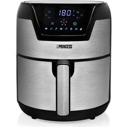 Princess Friggitrice ad Aria Digitale Airfryer XXL, 1500 W, 4.5 Litri, Acciaio Inossidabile, 8 Impostazioni di Cottura, Protezione Contro il Surriscaldamento, Nero