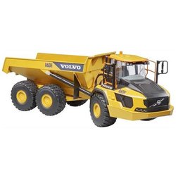 Bruder - Camion Benne 02455 - Autoribaltabile A60H Volvo, Colore Giallo, 2455