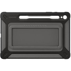 Samsung Outdoor Cover Custodia Con Protezione E Cavalletto Posizionabile Per Galaxy Tab S9, Black