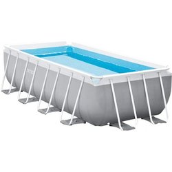 Intex 26788NP – Piscina Fuori Terra Prisma Frame Rettangolare, Pompa Filtro 2006 L/h, Scaletta, 6836 L, Acciaio e PVC, Grigio, 400x200x100 cm Intex 26788NP – Piscina Fuori Terra Prisma Frame Rettangolare, Pompa Filtro 2006 L/h, Scaletta, 6836 L, Acciaio e PVC, Grigio, 400x200x100 cm