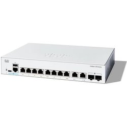 Cisco Catalyst 1200-8T-E-2G Smart Switch, 8 Porte Ge, Alimentatore Esterno, 2 Porte Combinate 1GE, Protezione Limitata A Vita (C1200-8T-E-2G)