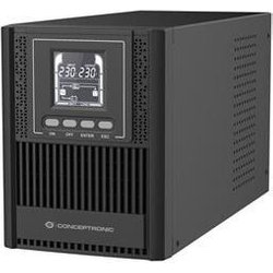 Conceptronic ZEUS52ES1K UPS Doppia Conversione 1kVA 900W 3 Prese AC Display LCD Conceptronic ZEUS52ES1K UPS Doppia Conversione 1kVA 900W 3 Prese AC Display LCD