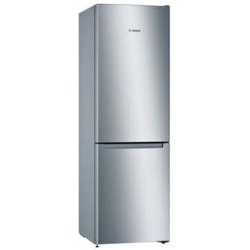 RéFrigéRateur Combiné Pose-Libre Bosch - KGN33NLEB - SER2 - Inox Look -Volume Utile Total: 282 L - 176X60Cm - No Frost - Inox