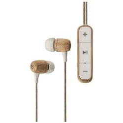 Energy Sistem - Cuffie Intrauricolari Energy Sistem Earphones Eco Bluetooth Beech Wood (Intrauricolari, Legno Sostenibile, Cavo Di Canapa, Microfono,