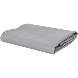 Vidaxl Telone 650 G/M² 3X6 M Grigio Telo Di Protezione Copertura Protettiva Vidaxl Telone 650 G/M² 3X6 M Grigio Telo Di Protezione Copertura Protettiva