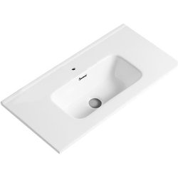 Lavabo Ad Incasso In Ceramica Bianco Lucido Rettangolare Per Mobili Bagno (71X46 Cm) Lavabo Ad Incasso In Ceramica Bianco Lucido Rettangolare Per Mobili Bagno (71X46 Cm)