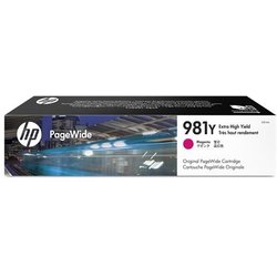 Hp 981Y L0R14A Cartuccia Inchiostro Originale Da 16000 Pagine, Ad Elevata Capacita', Compatibile Serie Enterprise Color 556 E Serie Enterprise Color Flow Mfp 586Z, Magenta