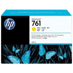 Hp 761 CM992A, Cartuccia Originale Da 500 Pagine, Compatibile Con Stampanti Designjet, Giallo