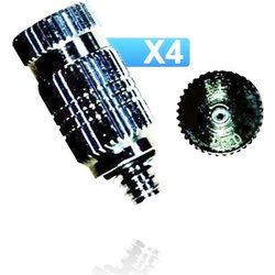 O'fresh Set Di 4 Ugelli Antigoccia Per Terrazza - Per Nebulizzatore Per Esterno O'fresh - Qualità In Acciaio Inox - Garantisce Una Nebulizzazione Fine Senza Bagnare O'fresh Set Di 4 Ugelli Antigoccia Per Terrazza - Per Nebulizzatore Per Esterno O'fresh - Qualità In Acciaio Inox - Garantisce Una Nebulizzazione Fine Senza Bagnare